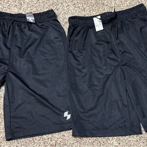 New Boy’s XL Size 14 Tall Children’s Place Black Athletic Shorts Set of 2
